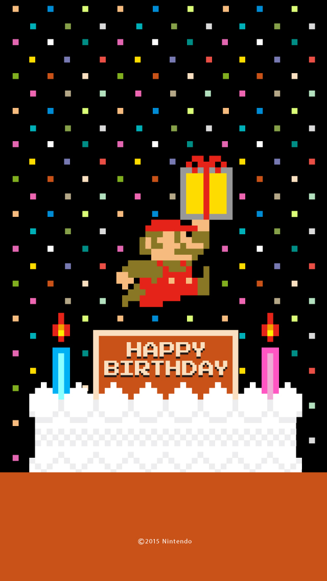 my.nintendo.com/Wallpaper - Happy Birthday (Retro Mario) - Birthday Email/Nintendo Wallpaper 640x1136.jpg